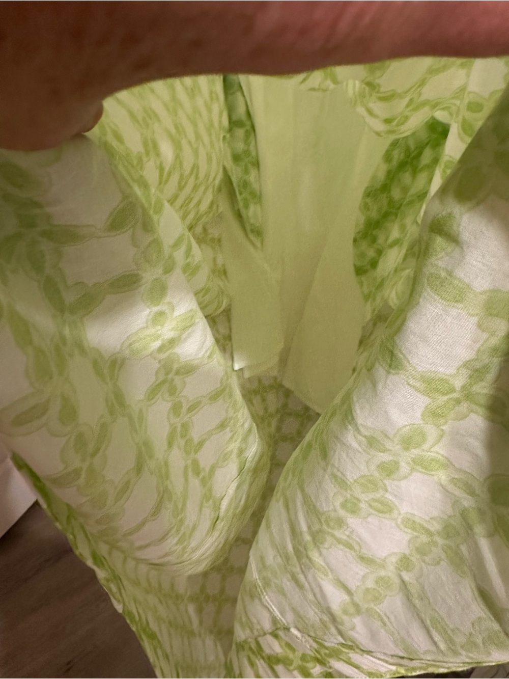 Studio Lime Green Gingham Maxi Dress - Picture 7 of 13
